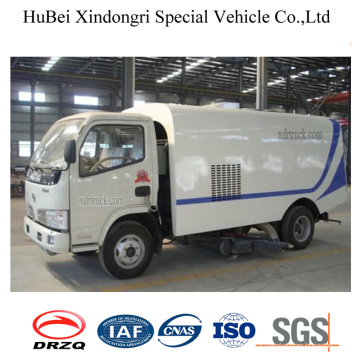 5cbm Dongfeng Road Dust Suction Truck Euro 4